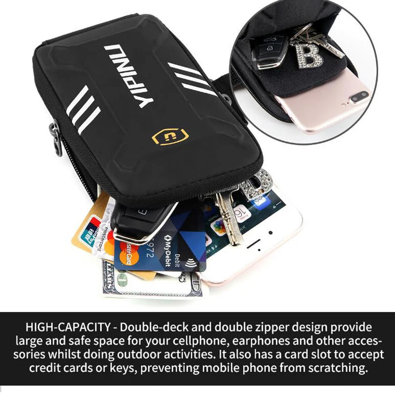 Men Women Waterproof Reflective Sports Arm Bag - A.B.A