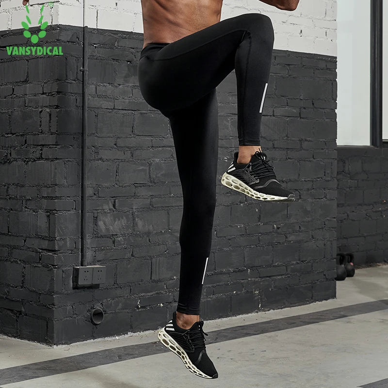 Profession Compression Pant Men 100D Qmilch High Stretch Basketball Gym Legging - A.B.A