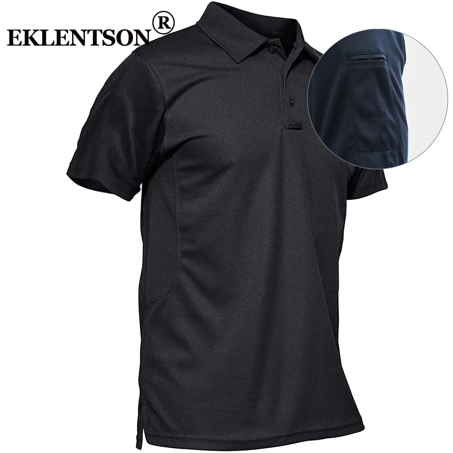 EKLENTSON Mens Work T Shirt Short Sleeve - A.B.A