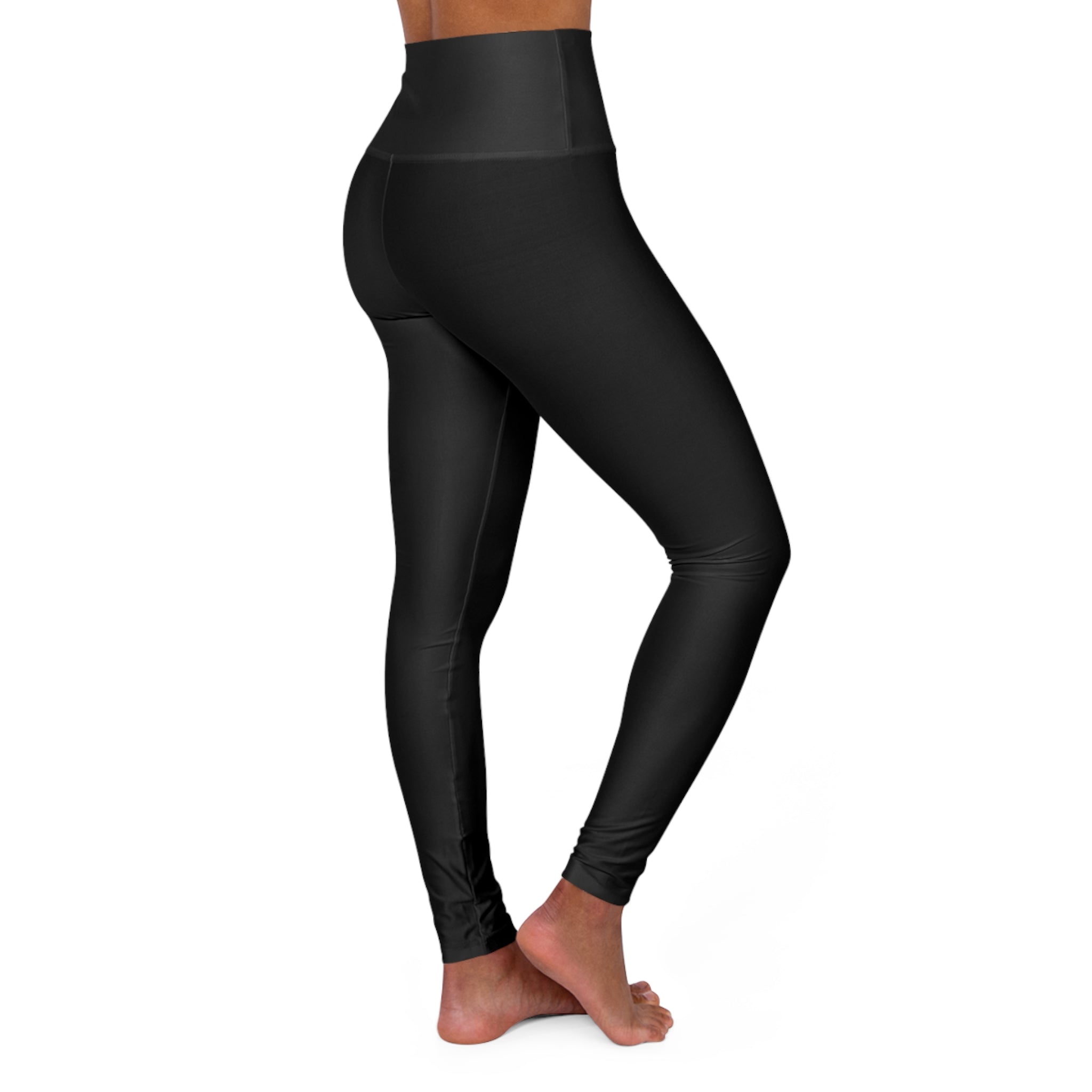 Yoga Leggings | Black | High Waisted | Yune-3