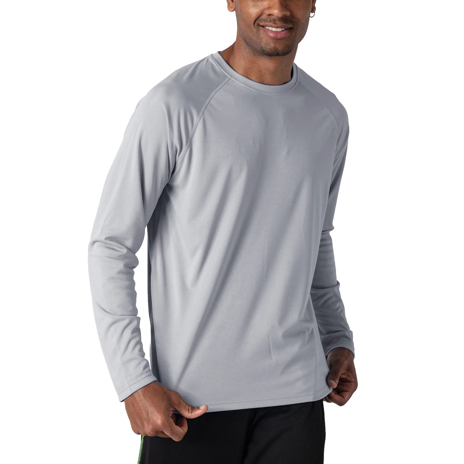 KEFITEVD Quick Drying Men's UPF 50+ Long Sleeve T-Shirts Men Sun Protection - A.B.A
