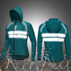 WOSAWE Reflective Running Jackets Men Waterproof Windproof Lightweight - A.B.A