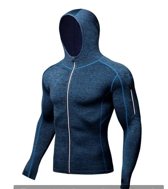 New Reflective Sports Suit Men Running Set Jogging - A.B.A
