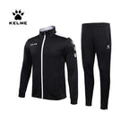 KELME Men's Sportswear Warm Tracksuit Jacket Sweatpants Running Set - A.B.A