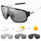ELAX Polarized and Photochromic Cycling Glasses Outdoor Cycling Eyewear - A.B.A