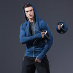 New Reflective Sports Suit Men Running Set Jogging - A.B.A