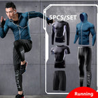 New Reflective Sports Suit Men Running Set Jogging - A.B.A