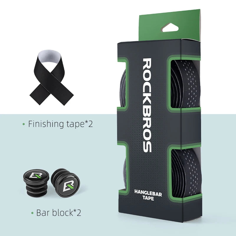 ROCKBROS Handlebar Tape PU Eva Anti-Slip Wrap Soft Breathable Shockproof Tape - A.B.A