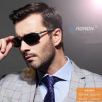 AORON Driving Polarized Sunglasses Men Aluminum Magnesium Frame - A.B.A