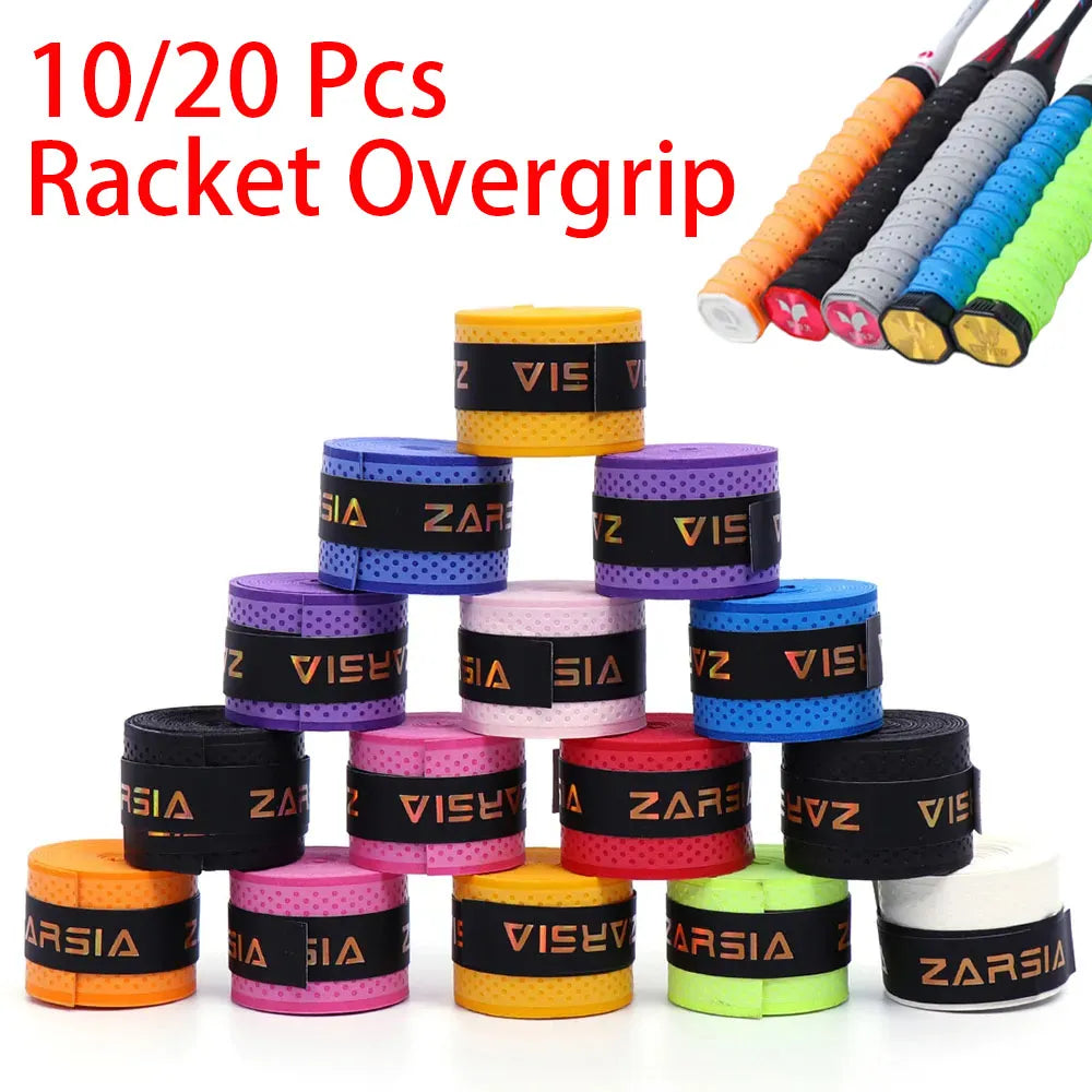 10/20Pcs Overgrip Absorb Sweat Racket Overgrip Beach Tennis Racket Padle - A.B.A