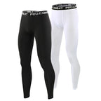 Men Compression Tight Leggings Running Sports Male Gym Fitness Jogging Pants - A.B.A