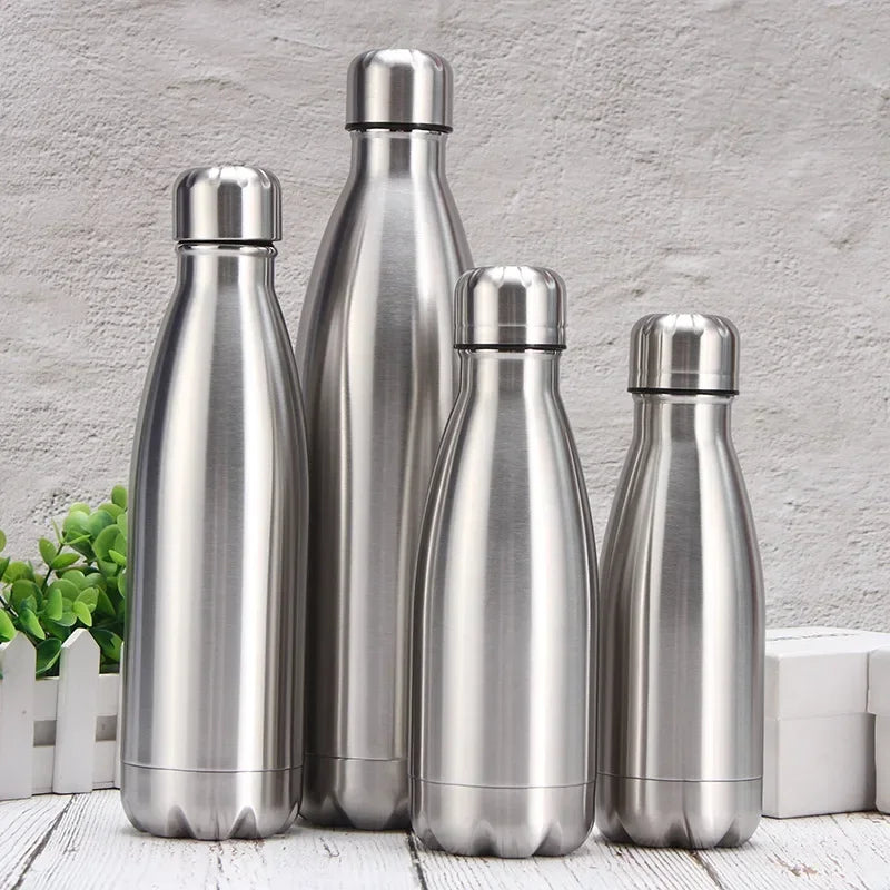 Stainless Steel Water Bottle – No Logo