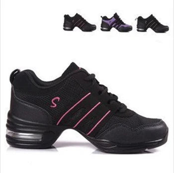 Sneaker Sports Feature Soft Outsole Breath Dance Shoes Sneakers for Woman - A.B.A