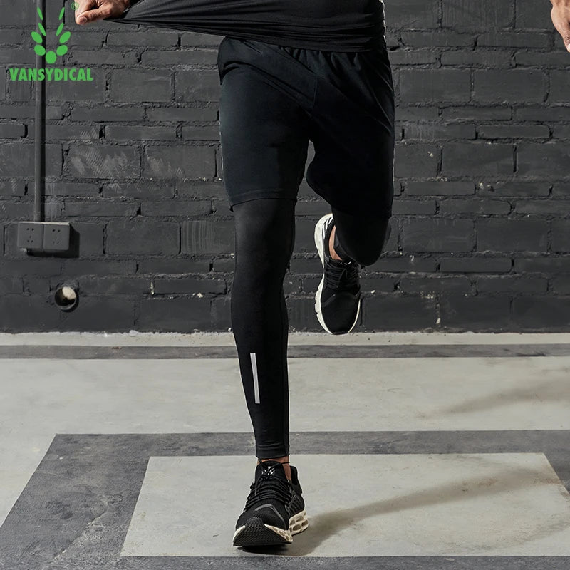 Profession Compression Pant Men 100D Qmilch High Stretch Basketball Gym Legging - A.B.A