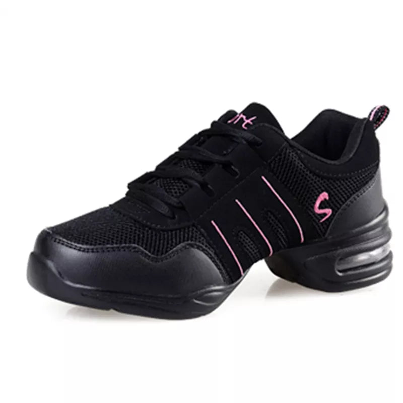 Sneaker Sports Feature Soft Outsole Breath Dance Shoes Sneakers for Woman - A.B.A