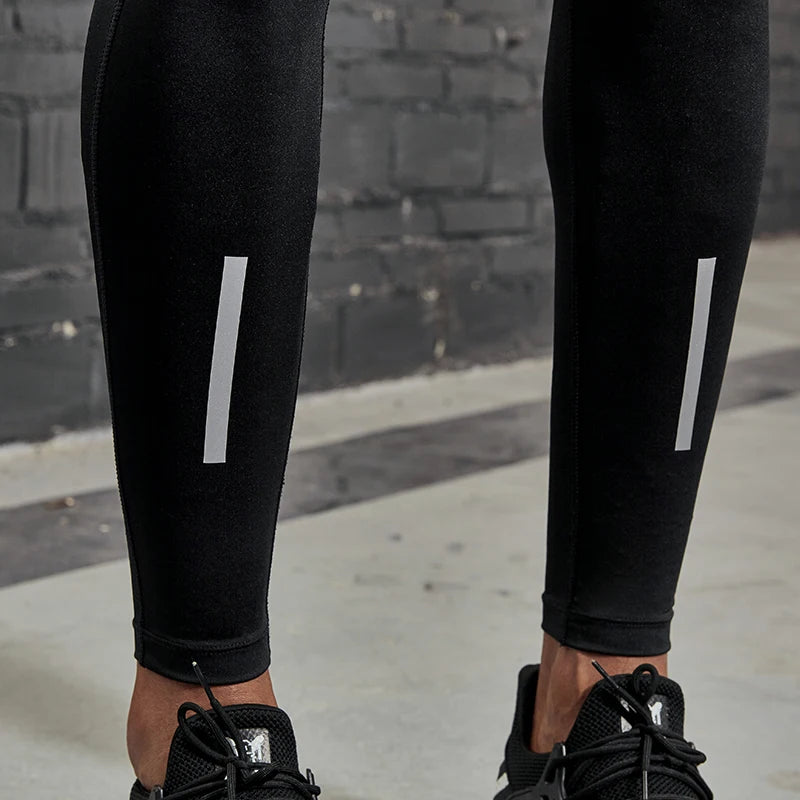 Profession Compression Pant Men 100D Qmilch High Stretch Basketball Gym Legging - A.B.A
