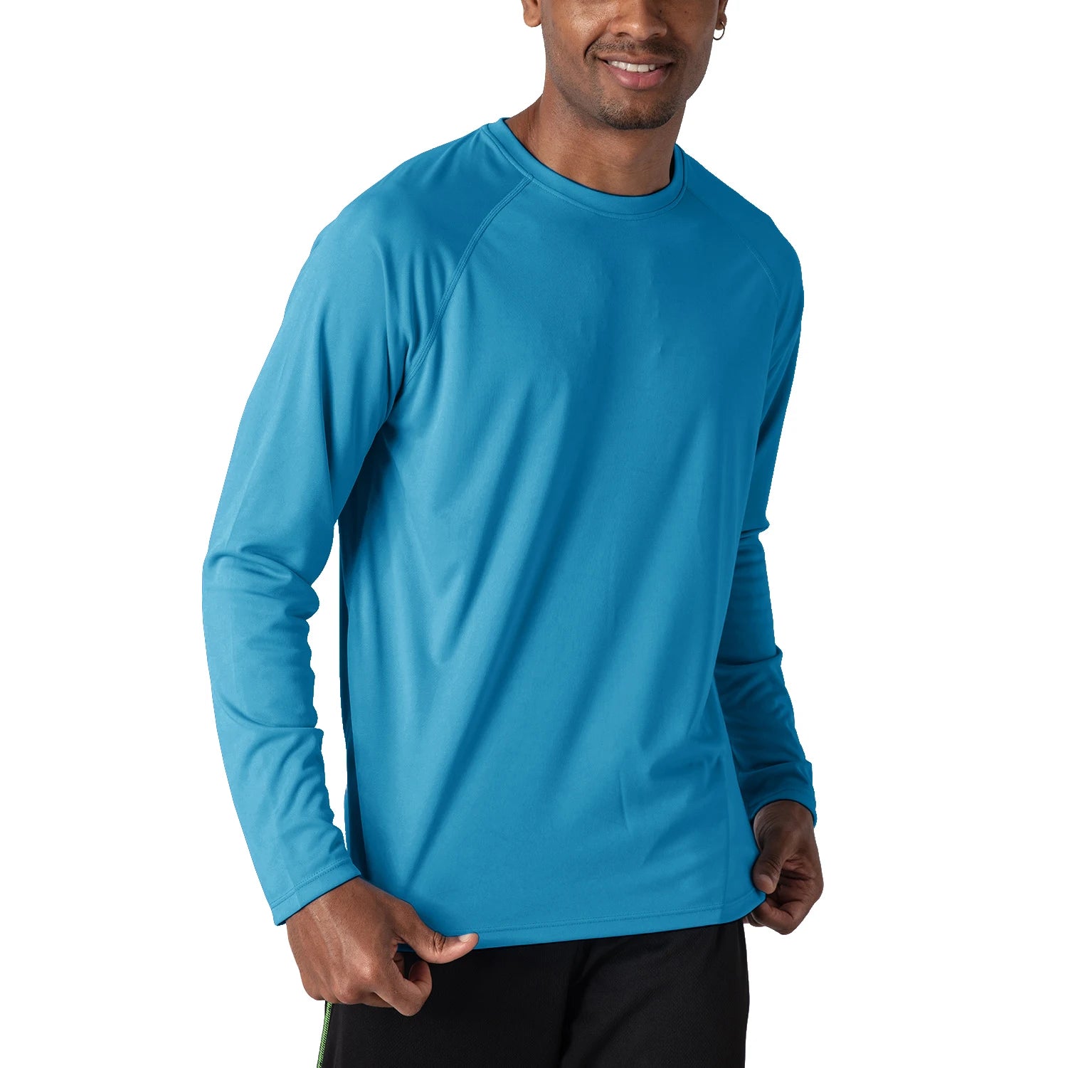 KEFITEVD Quick Drying Men's UPF 50+ Long Sleeve T-Shirts Men Sun Protection - A.B.A