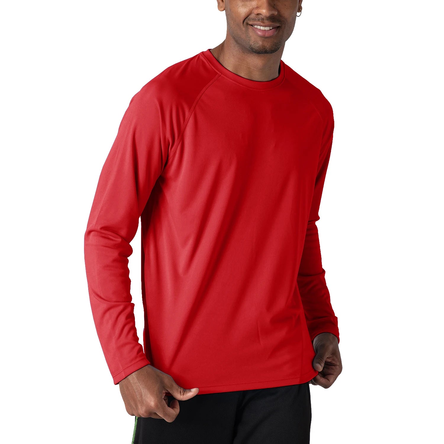 KEFITEVD Quick Drying Men's UPF 50+ Long Sleeve T-Shirts Men Sun Protection - A.B.A