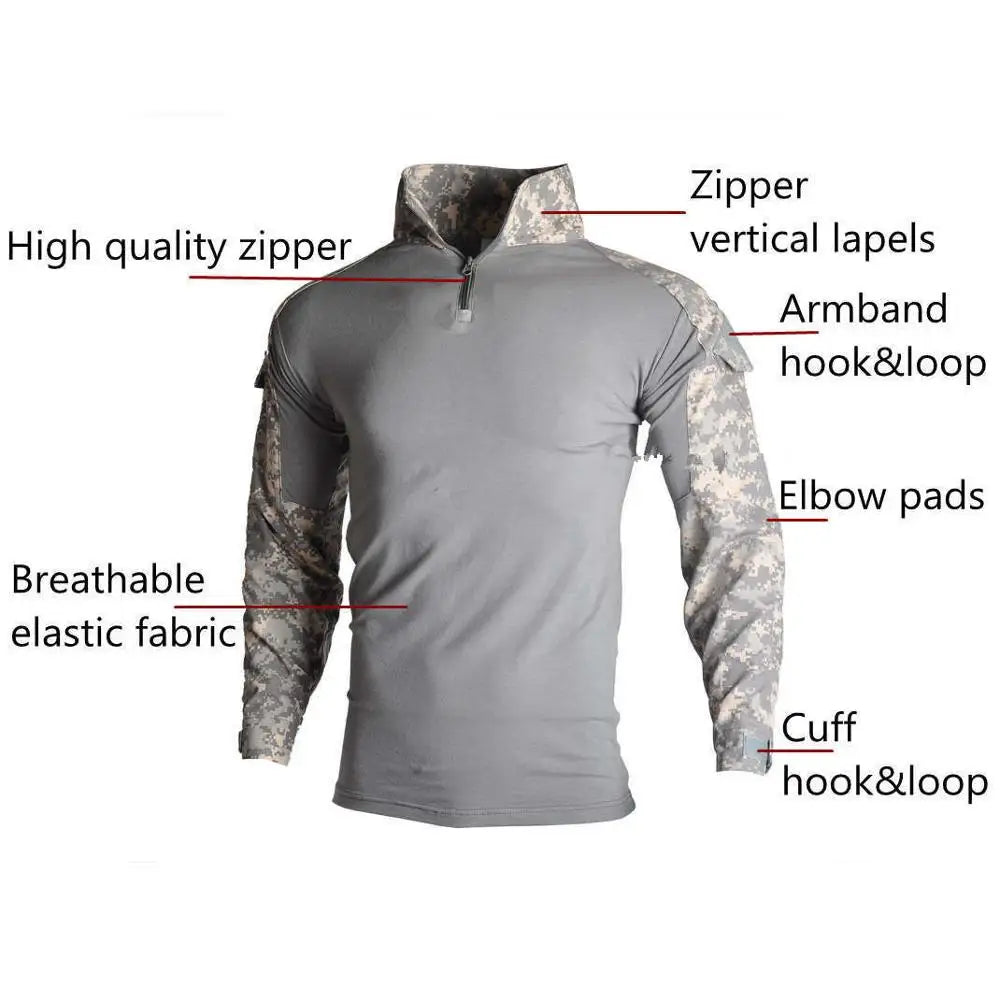 Men Outdoor Shirt Tactical - A.B.A