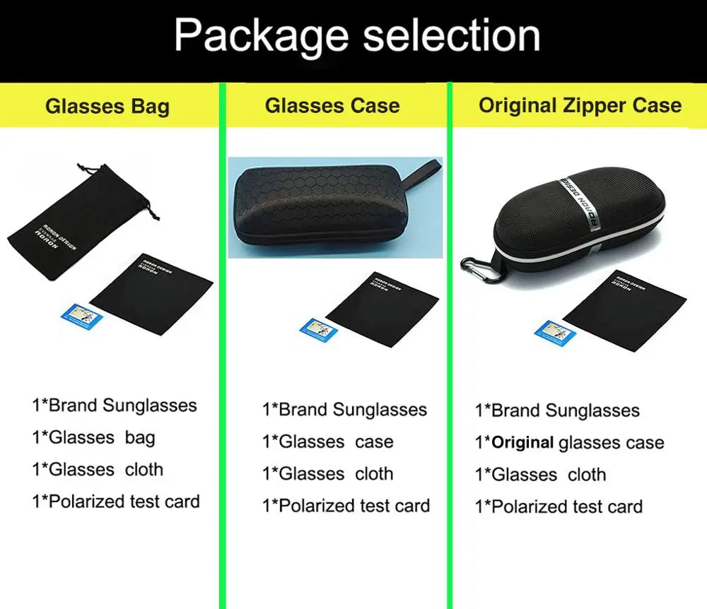 AORON Driving Polarized Sunglasses Men Aluminum Magnesium Frame - A.B.A