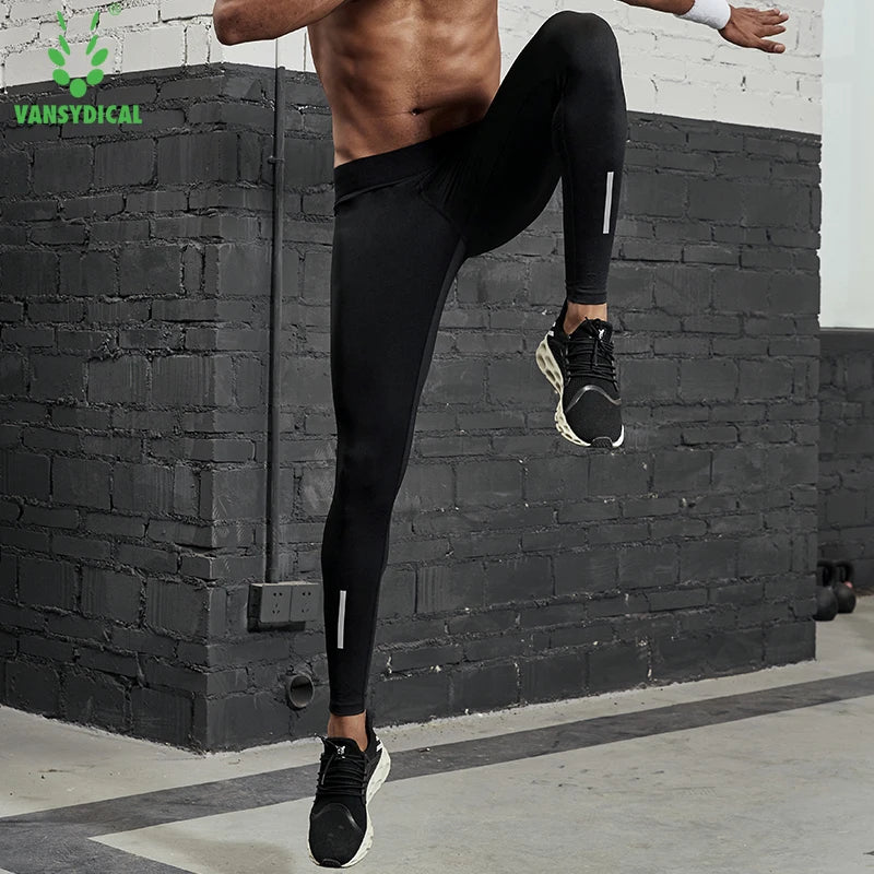 Profession Compression Pant Men 100D Qmilch High Stretch Basketball Gym Legging - A.B.A