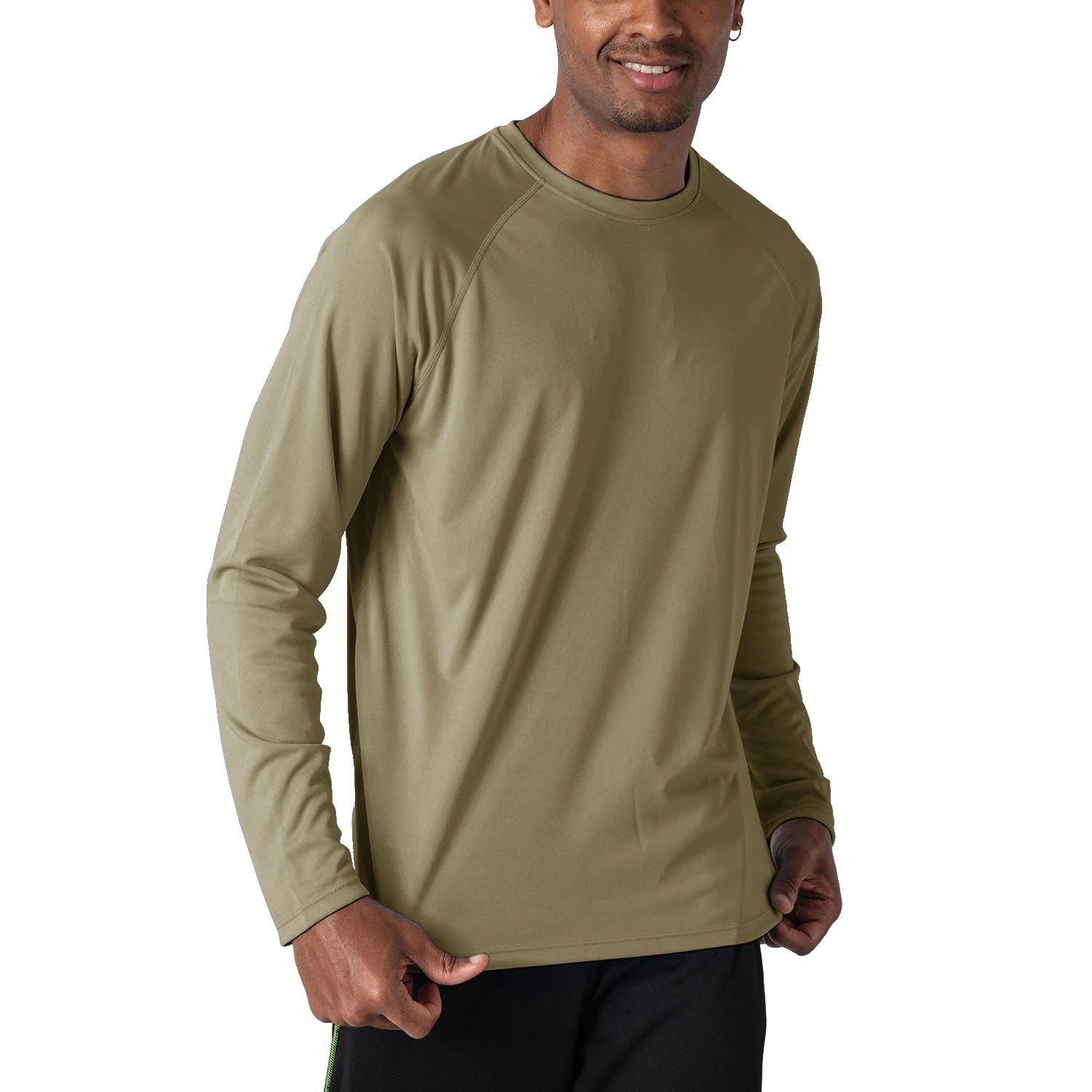 KEFITEVD Quick Drying Men's UPF 50+ Long Sleeve T-Shirts Men Sun Protection - A.B.A