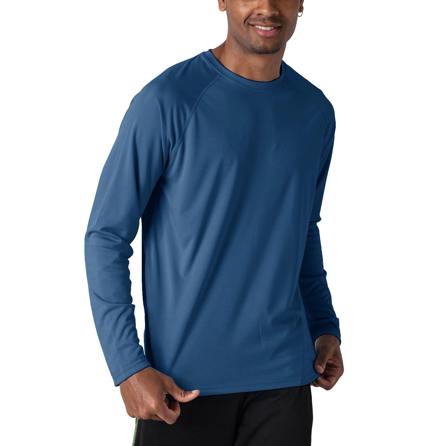 KEFITEVD Quick Drying Men's UPF 50+ Long Sleeve T-Shirts Men Sun Protection - A.B.A