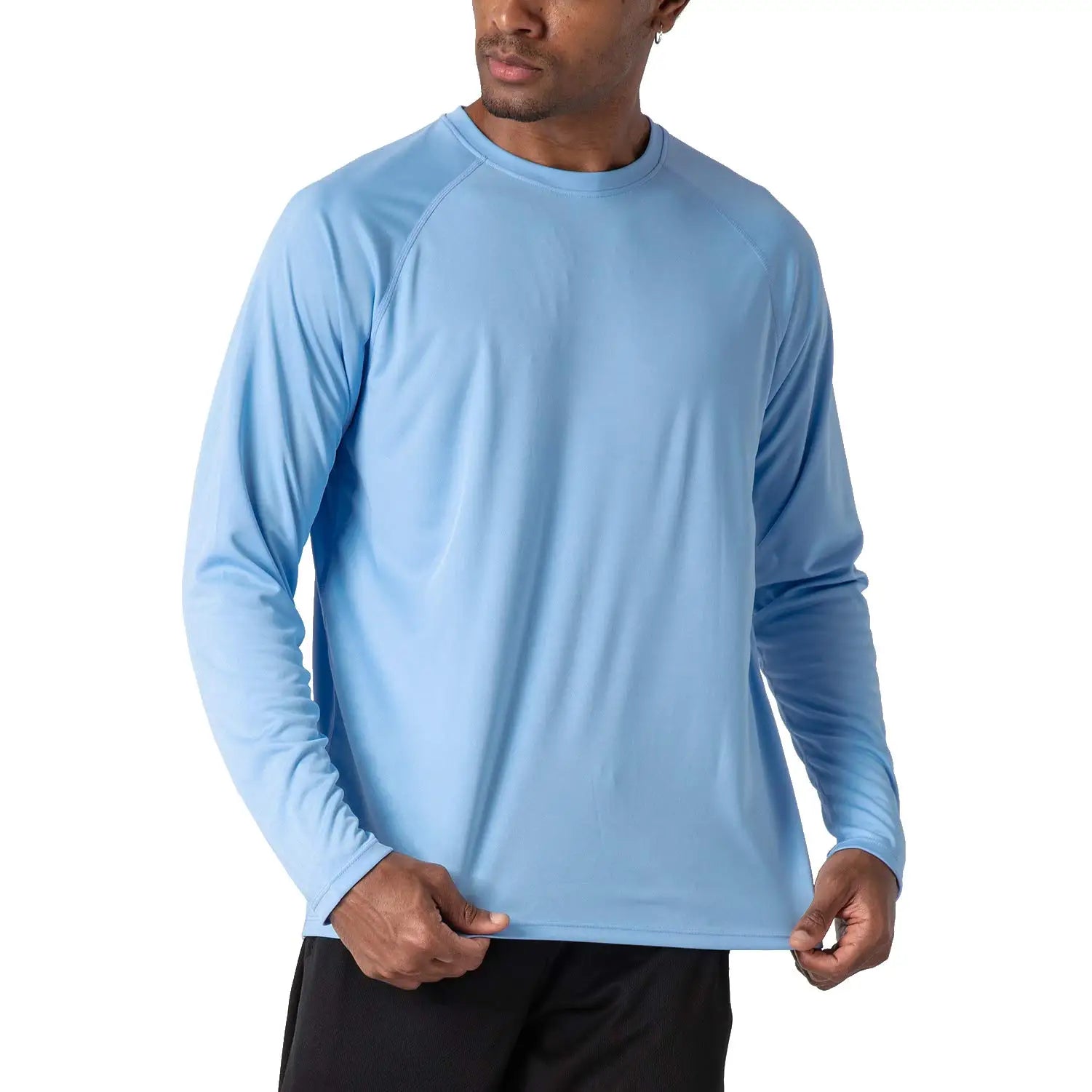 KEFITEVD Quick Drying Men's UPF 50+ Long Sleeve T-Shirts Men Sun Protection - A.B.A