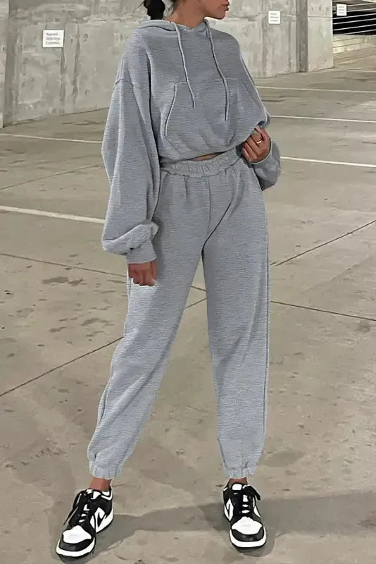 Hoodie and Joggers Activewear Set-0