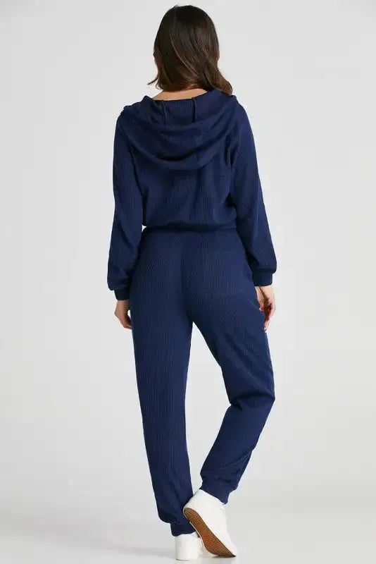 Soft Cropped Hoodie and Joggers Set-1