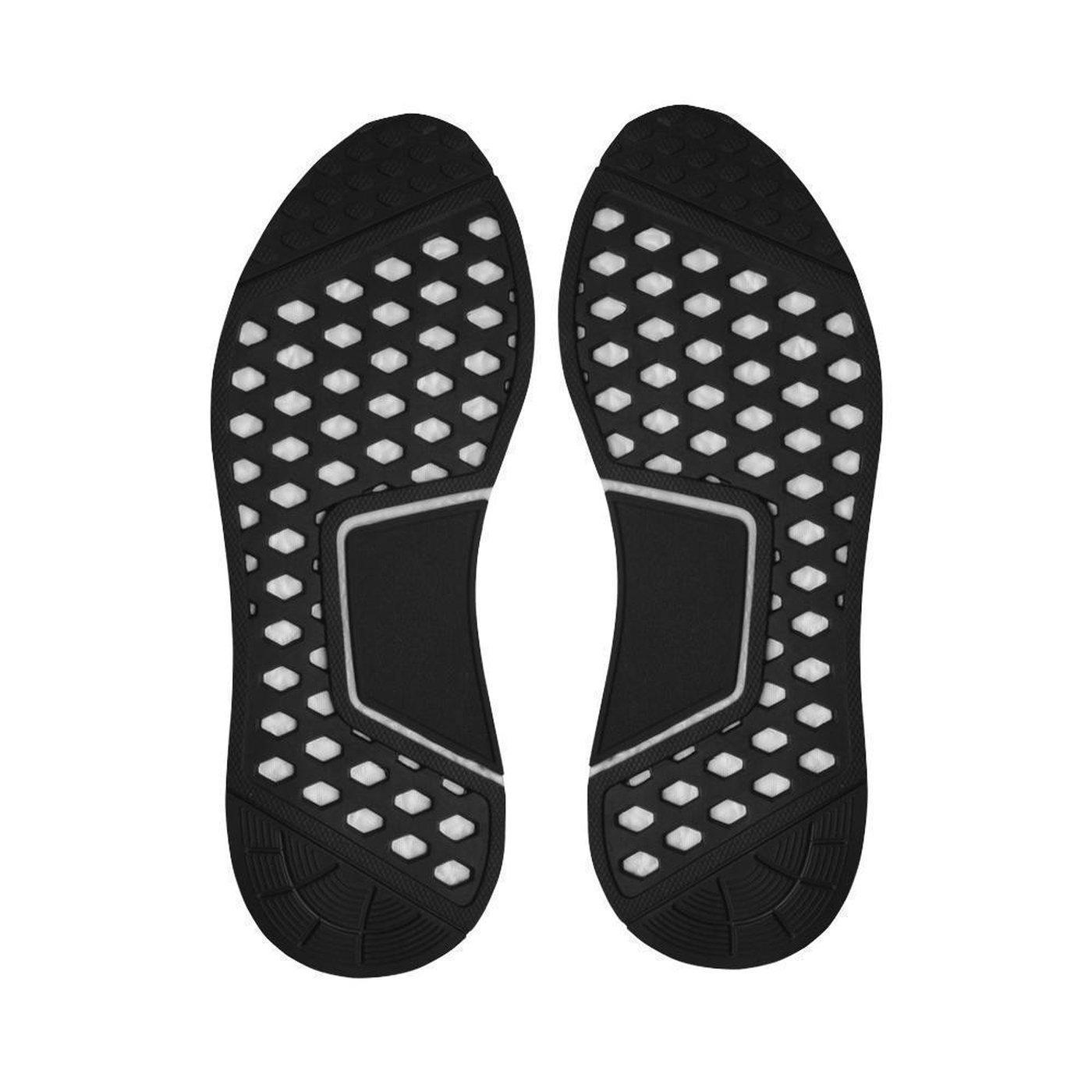 Womens Black and White Lion Lace  Up Trainers - A.B.A