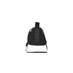 Womens Black and White Lion Lace  Up Trainers - A.B.A